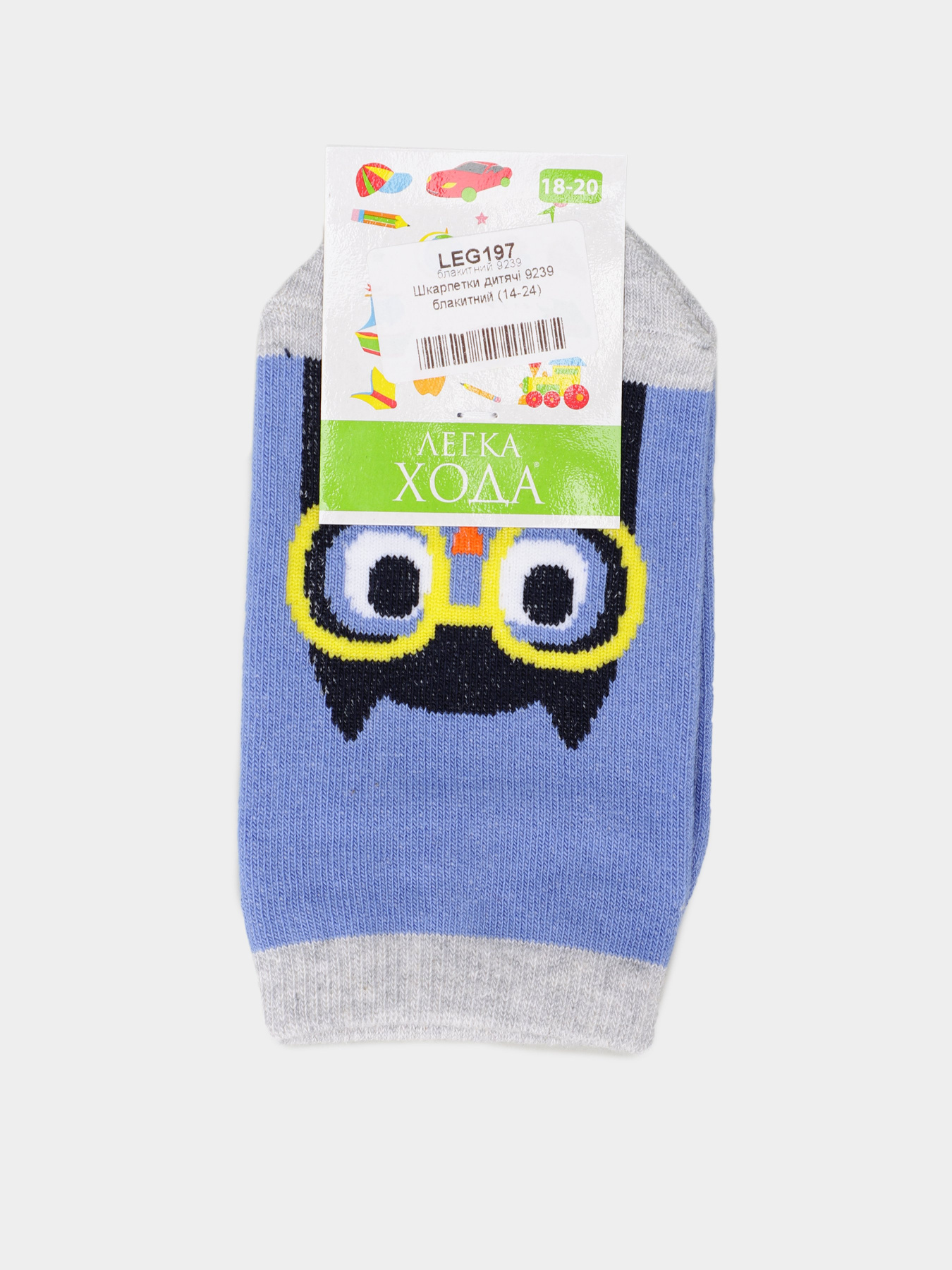 Носки Легка Хода модель 9239 блакитний Фото