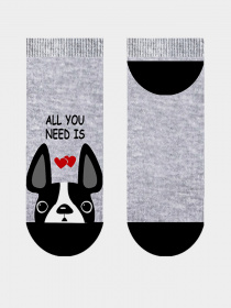 Шкарпетки Легка Хода модель 5445 срібло меланж Фото