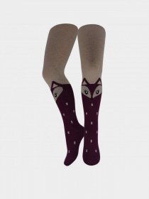 Колготы Легка Хода модель 8109 беж меланж-бордо Фото