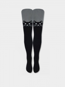 Колготы Легка Хода модель 8203 срібло-чорний Фото