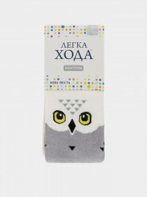 Колготы Легка Хода модель 8210 срібло-молоко Фото