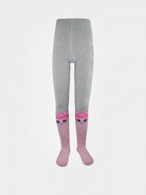 Колготы Легка Хода модель 8211 св.-рожевий-срібло меланж Фото