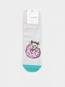 Шкарпетки Легка Хода модель 5491 срібло меланж Фото