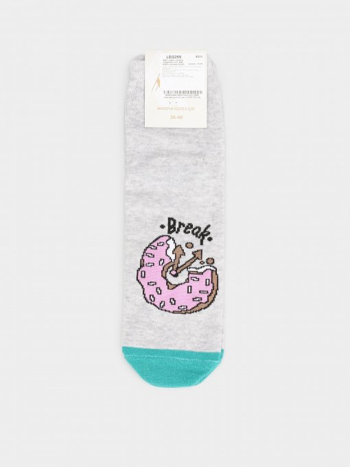 Носки Легка Хода модель 5491 срібло меланж Фото