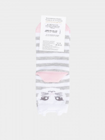 Носки Легка Хода модель 9295 срібло меланж-білий Фото