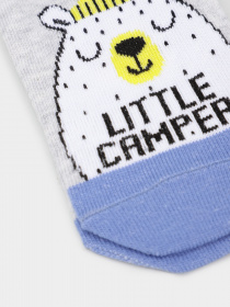 Шкарпетки Легка Хода модель 9301 срібло меланж Фото