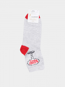 Шкарпетки Легка Хода модель 9303 срібло меланж Фото