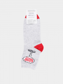 Шкарпетки Легка Хода модель 9303 срібло меланж Фото