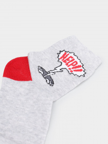 Шкарпетки Легка Хода модель 9303 срібло меланж Фото