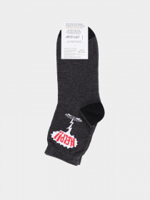 Шкарпетки Легка Хода модель 9303 темно-сірий меланж Фото