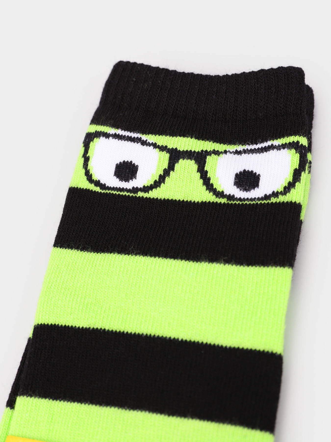 Шкарпетки Легка Хода модель 9226 чорний-салатовий Фото