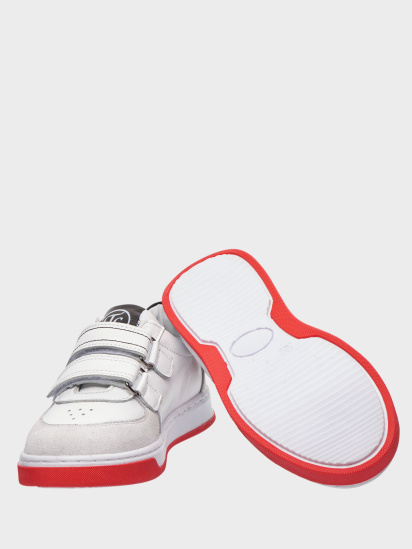 Кеди низькі Theo Leo модель LEO-3198 WH-RED — фото 4 - INTERTOP