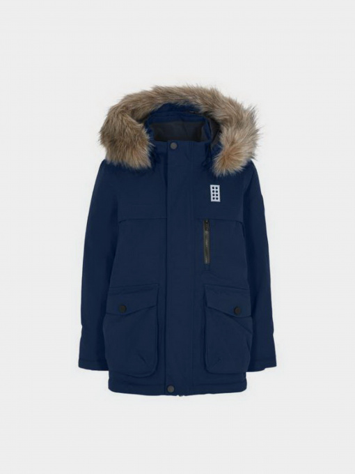 Зимняя куртка Lego Wear модель LWJEBEL 751-590 Темно-синій Фото