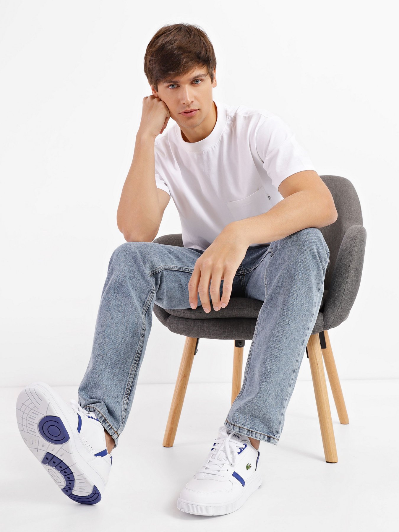 Кроссовки повседневные Lacoste T-Clip модель 743SMA0023080 Фото