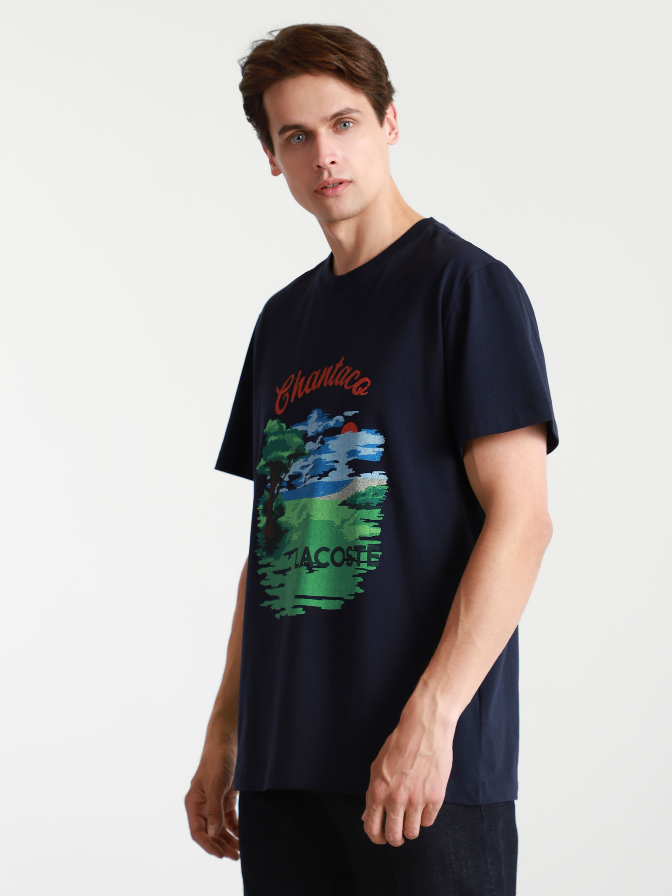 Футболка Lacoste модель TH0437MNW Фото