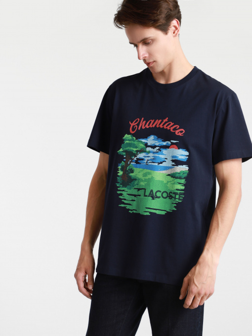 Футболка Lacoste модель TH0437MNW Фото