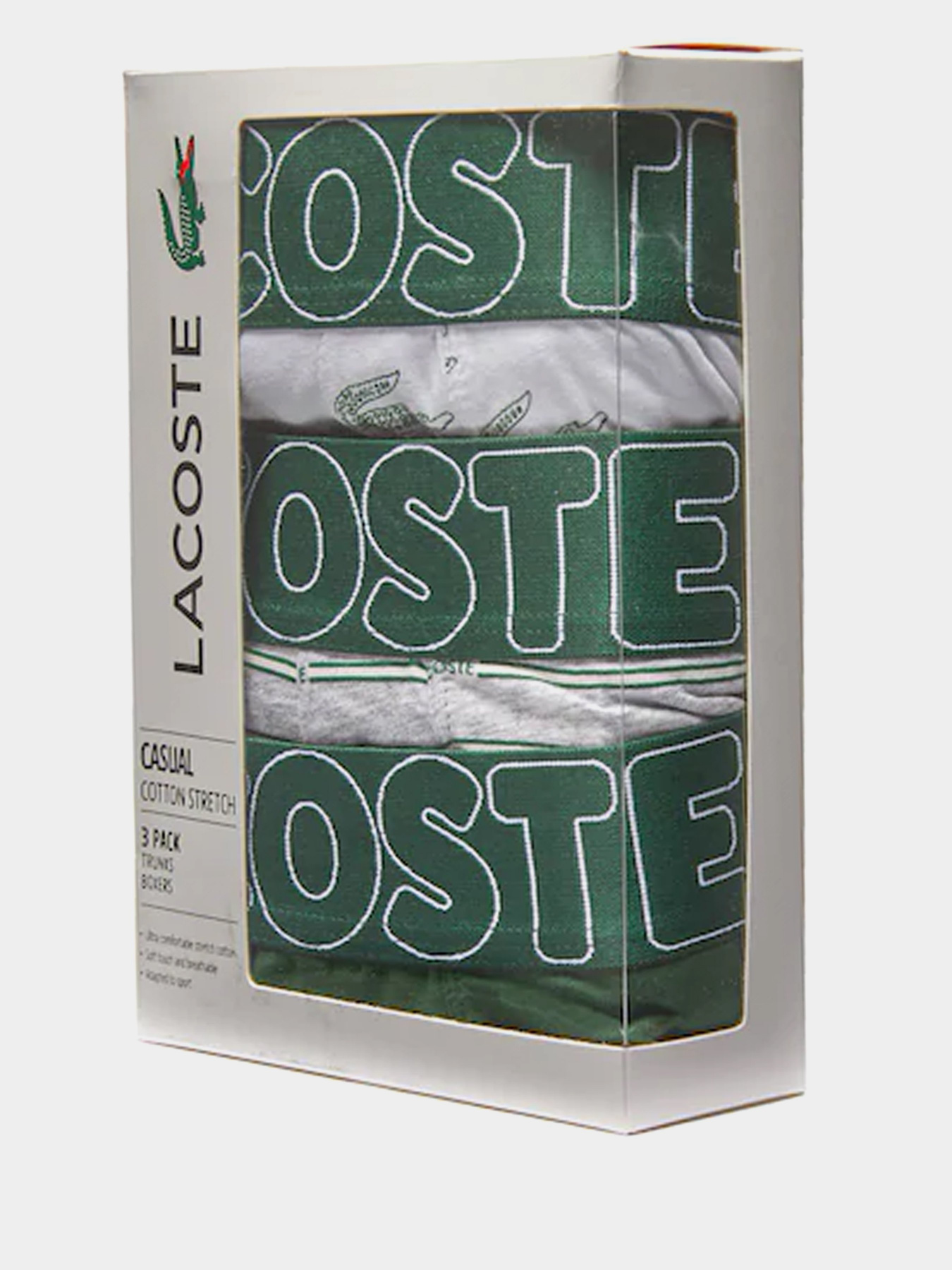 Набір трусів Lacoste Boxer модель 5H9991GY4 Фото