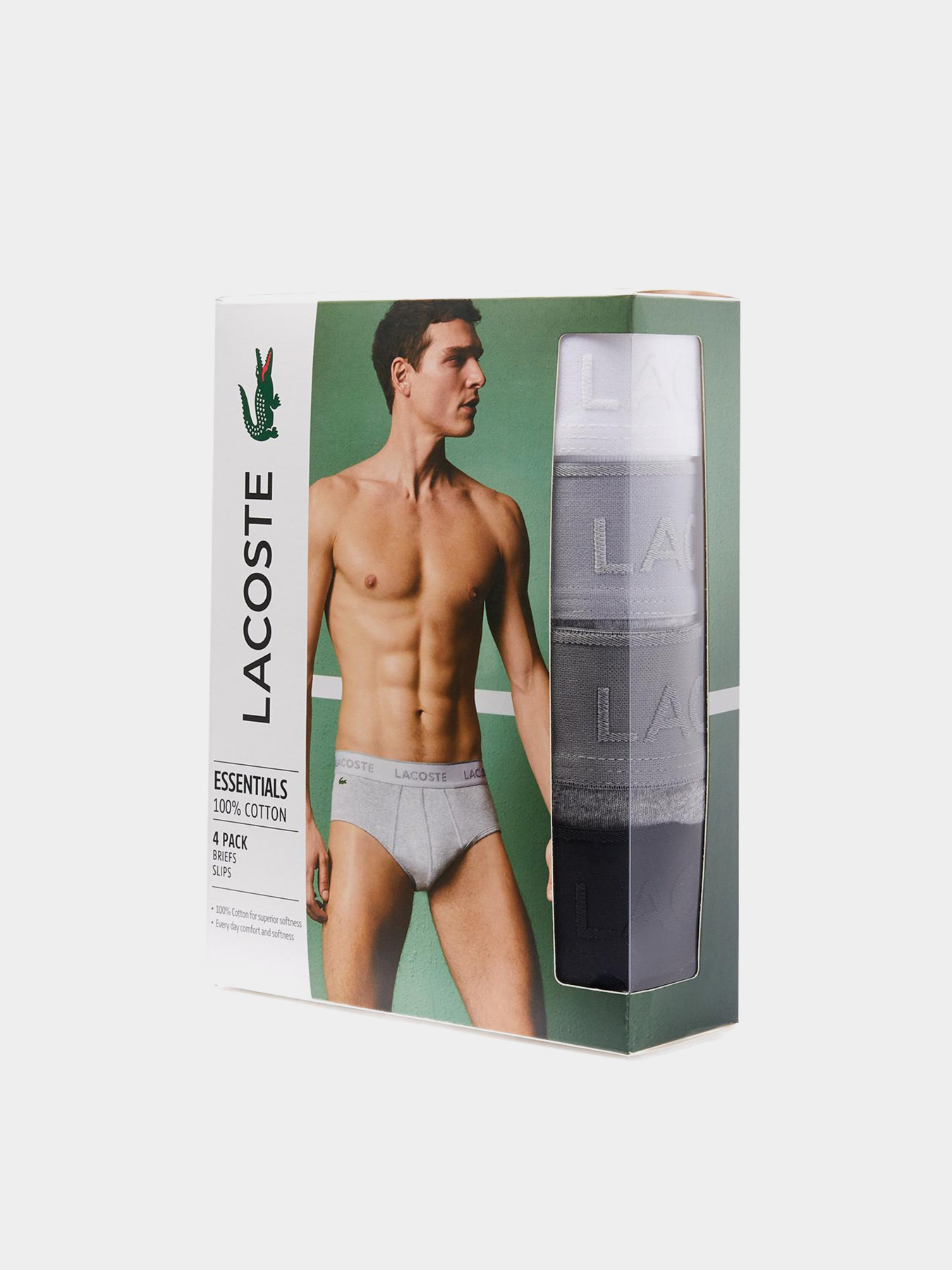 Набор трусов Lacoste Slip модель 8H3471VC1 Набор трусов Lacoste Slip модель 8H3471VC1 Фото