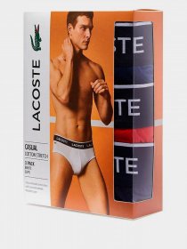 Набор трусов Lacoste Slip модель 8H3472W64 Фото