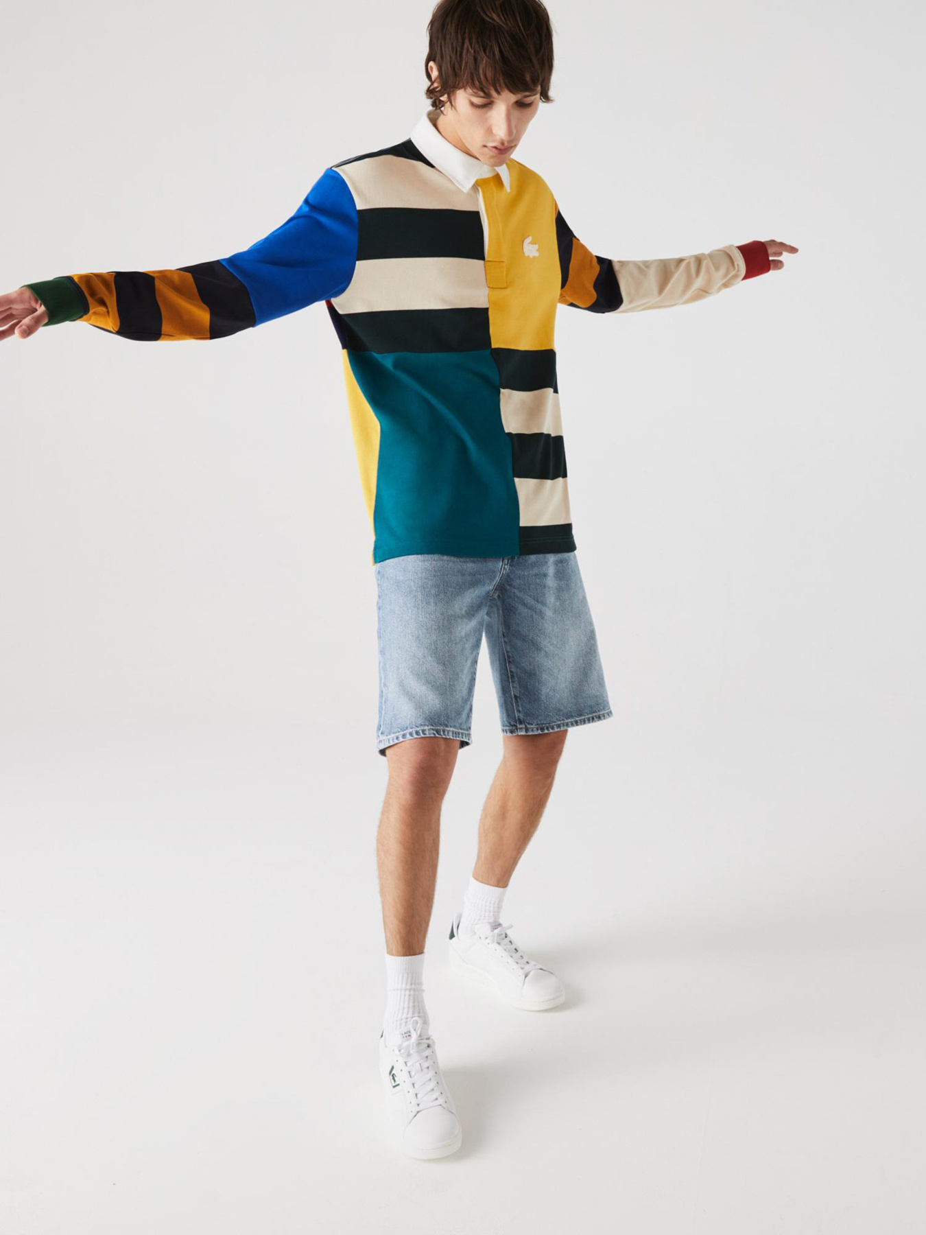 Джинсовые шорты Lacoste модель FH9722MK9 Фото