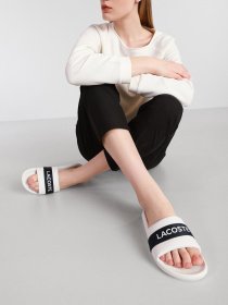 Шлепанцы Lacoste CROCO модель 741CFA0011042 Фото