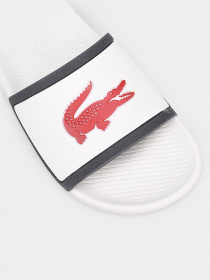 Шлепанцы Lacoste CROCO модель 739CFA0044407 Фото