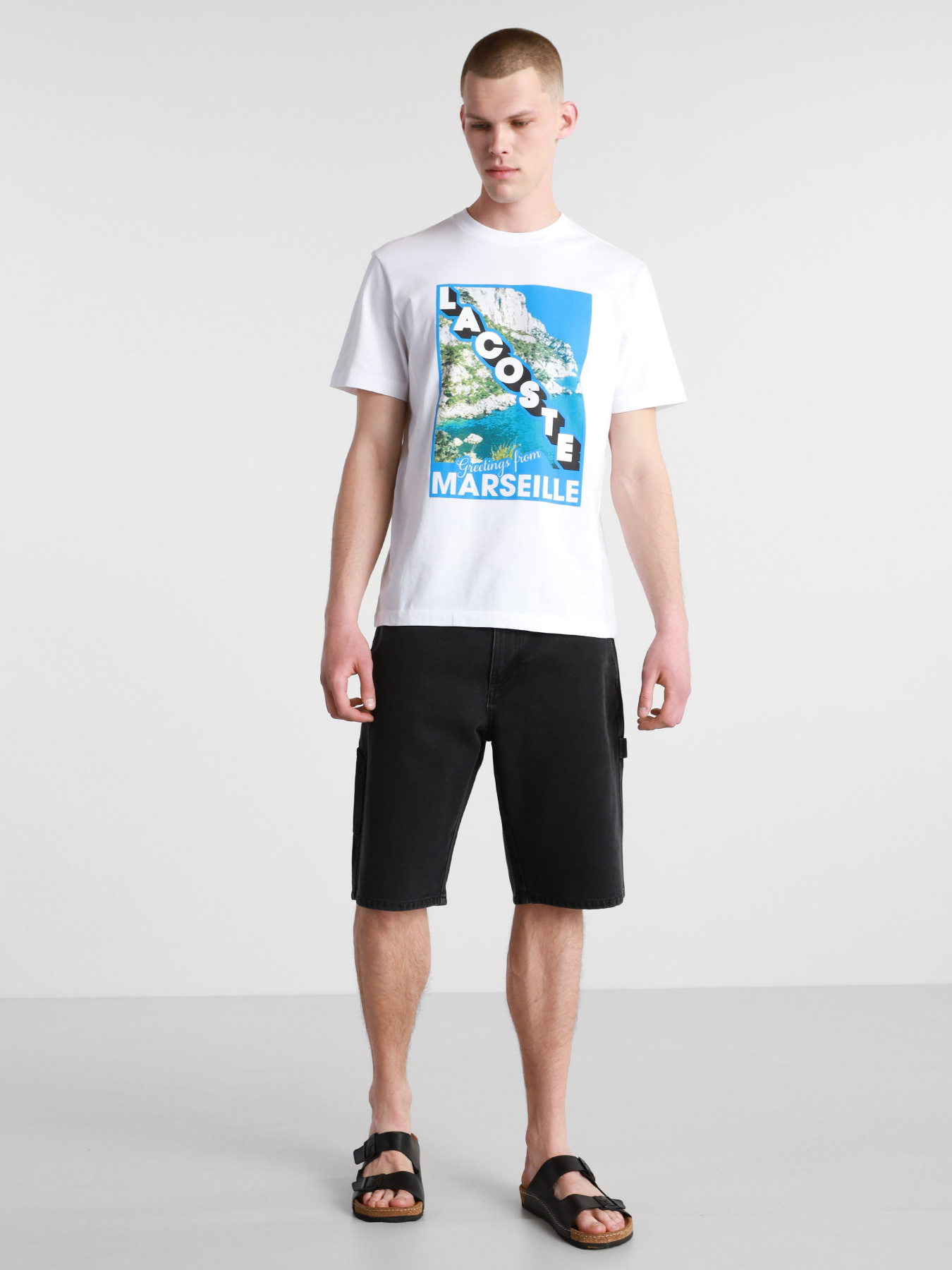 Шорти джинсові Lacoste модель FH3542031 Фото