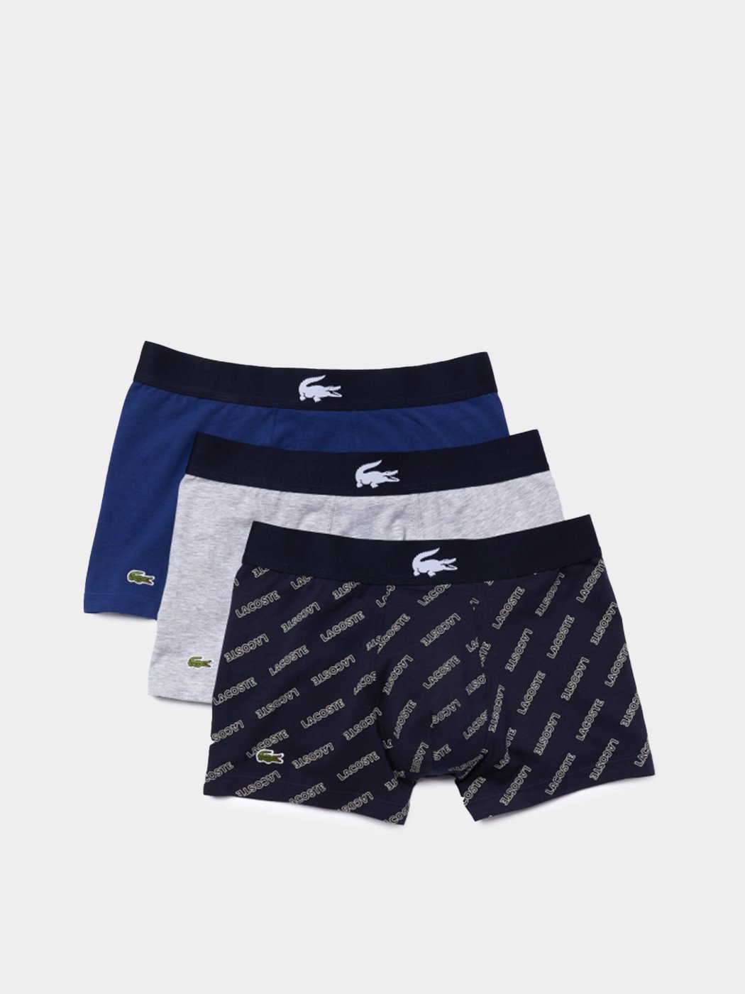 Бавовняні Чоловічі Труси Lacoste  (LL489) колір синій