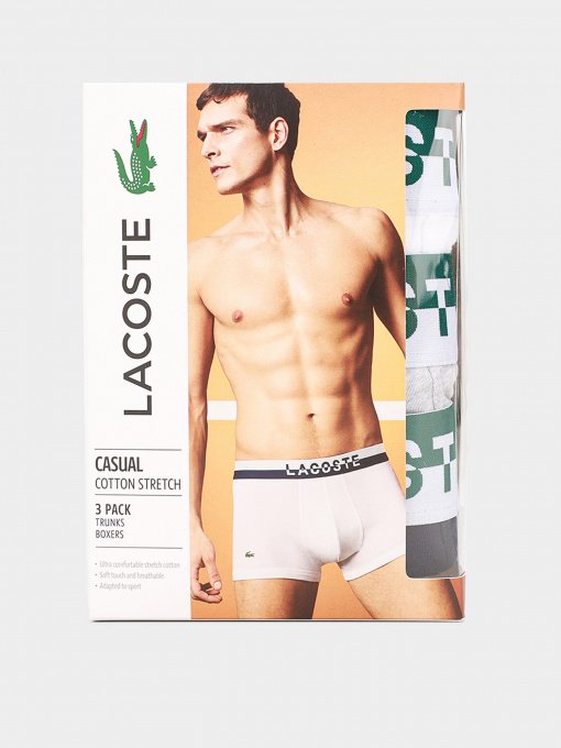 Набір трусів Lacoste Boxer модель 5H3388RSD Фото