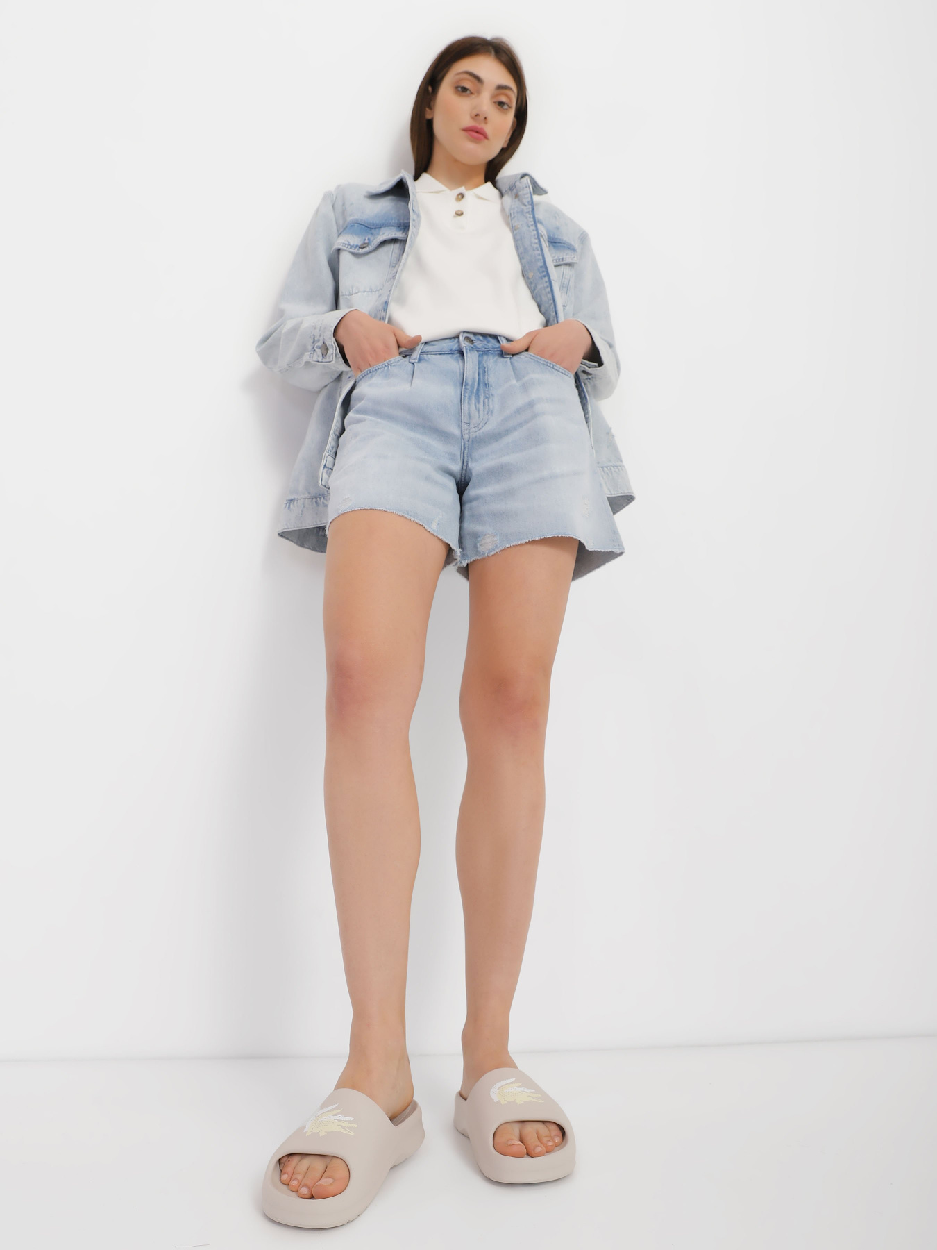 Шлепанцы Lacoste Croco 2.0 Evo модель 745CFA000518C Фото