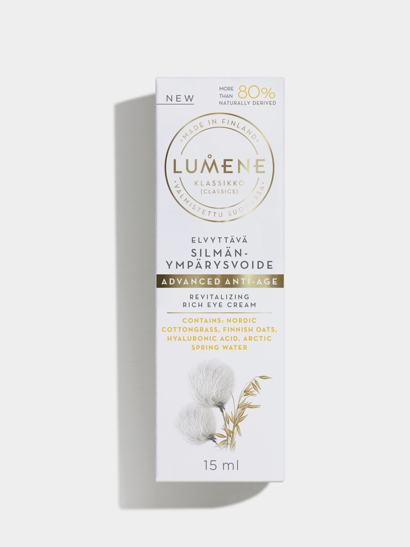 Крем под глаза антивозрастной Klassikko LUMENE модель 6412600814934 Фото