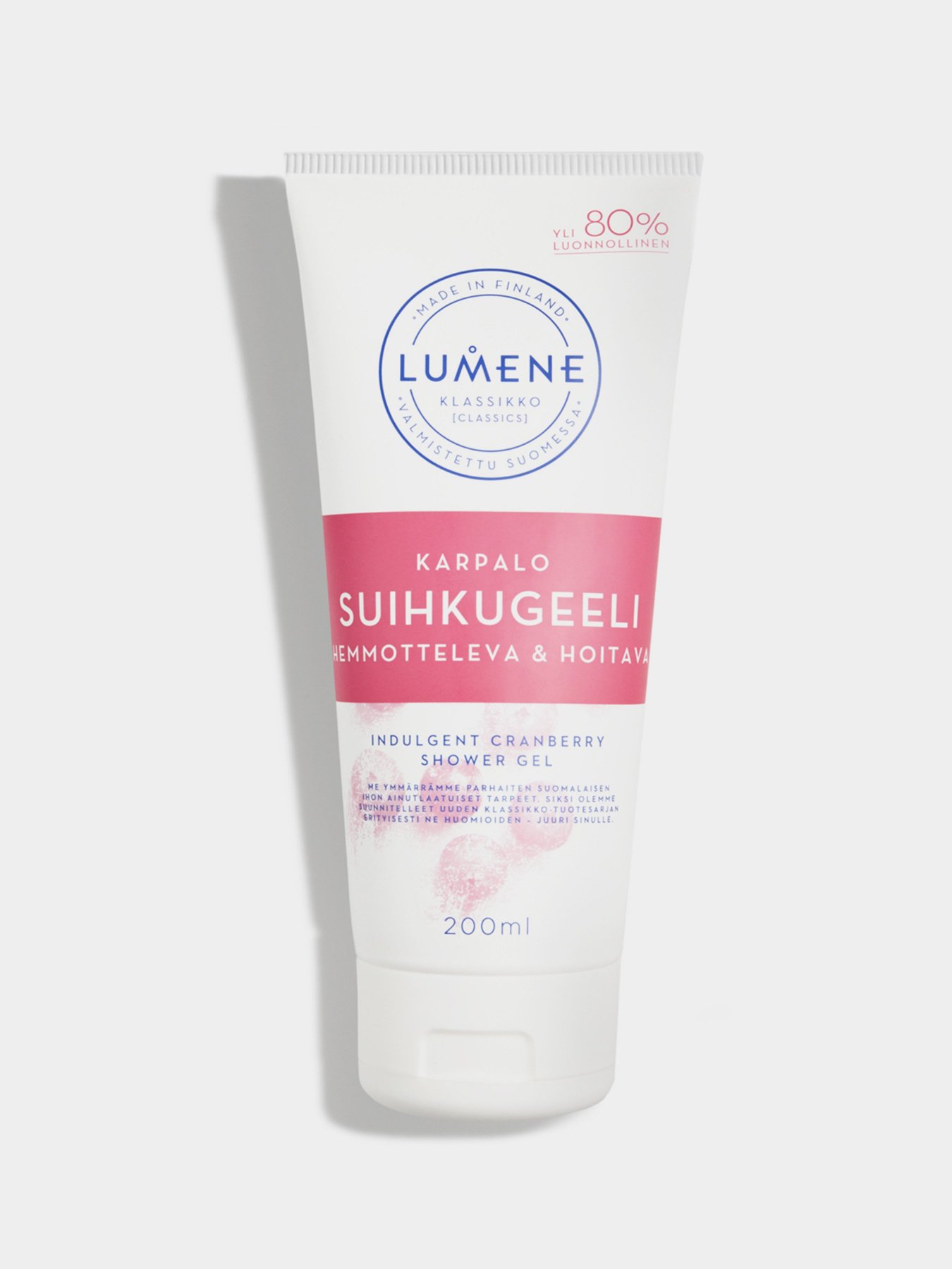 Гель для душа смягчающий Klassikko LUMENE модель 6412600814835 Фото