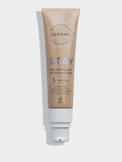 Основа тональна стійка SPF 30 Stay Weightless Foundation Longwear Mineral LUMENE модель 6412600847642 Фото