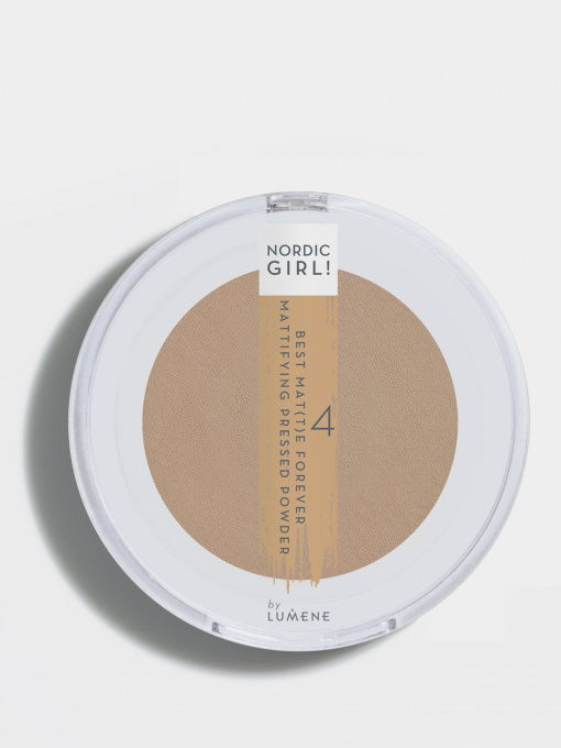 Пудра компактна матуюча Nordic Girl! Best Mat(T)E Forever Mattifying Pressed Powder LUMENE модель 6412600479744 Фото
