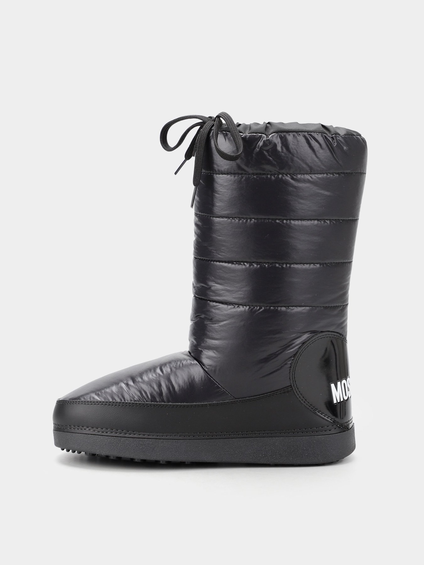 Сапоги дутики Love Moschino модель 1211204_чорний з білим Фото