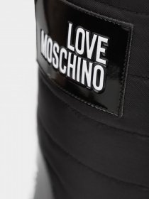 Сапоги дутики Love Moschino модель 1211205_чорний з білим Фото