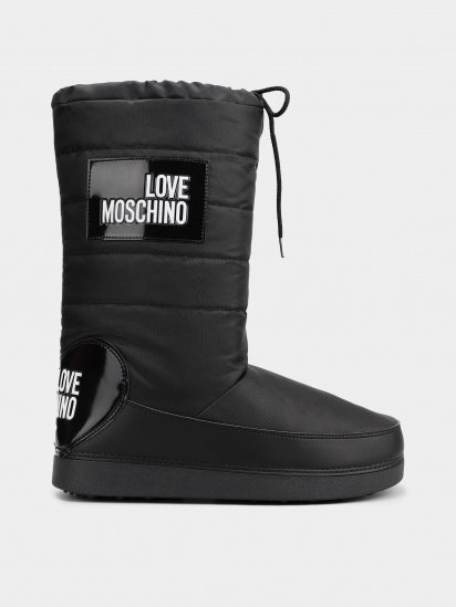 Чоботи дутики Love Moschino модель 1211205_чорний з білим — фото - INTERTOP