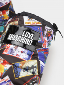 Чоботи дутики Love Moschino модель 1211201_чорний комб. Фото