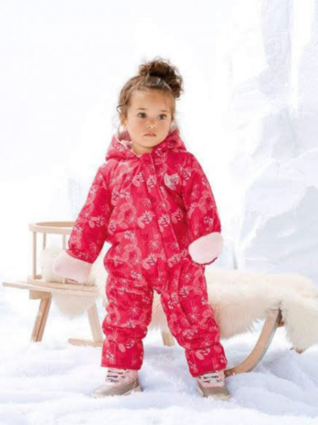 Комбинезон Lupilu модель IAN305277_рожевий комб. Фото