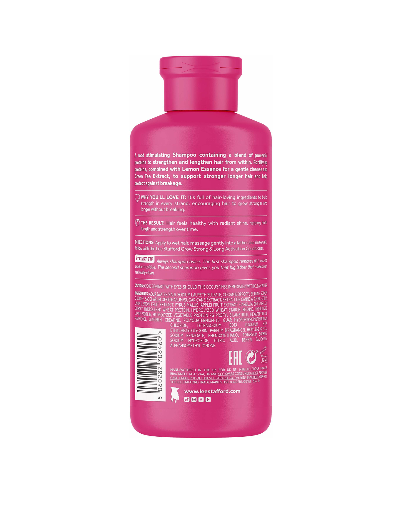 Шампунь-активатор росту волосс Lee Stafford модель LS6460 Фото