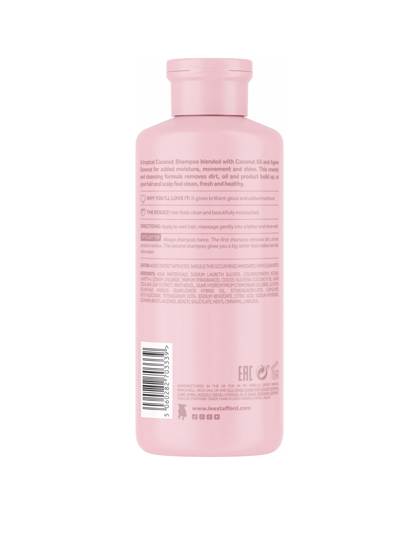 Шампунь для сяйва з кокосовою Lee Stafford модель LS3339 Фото