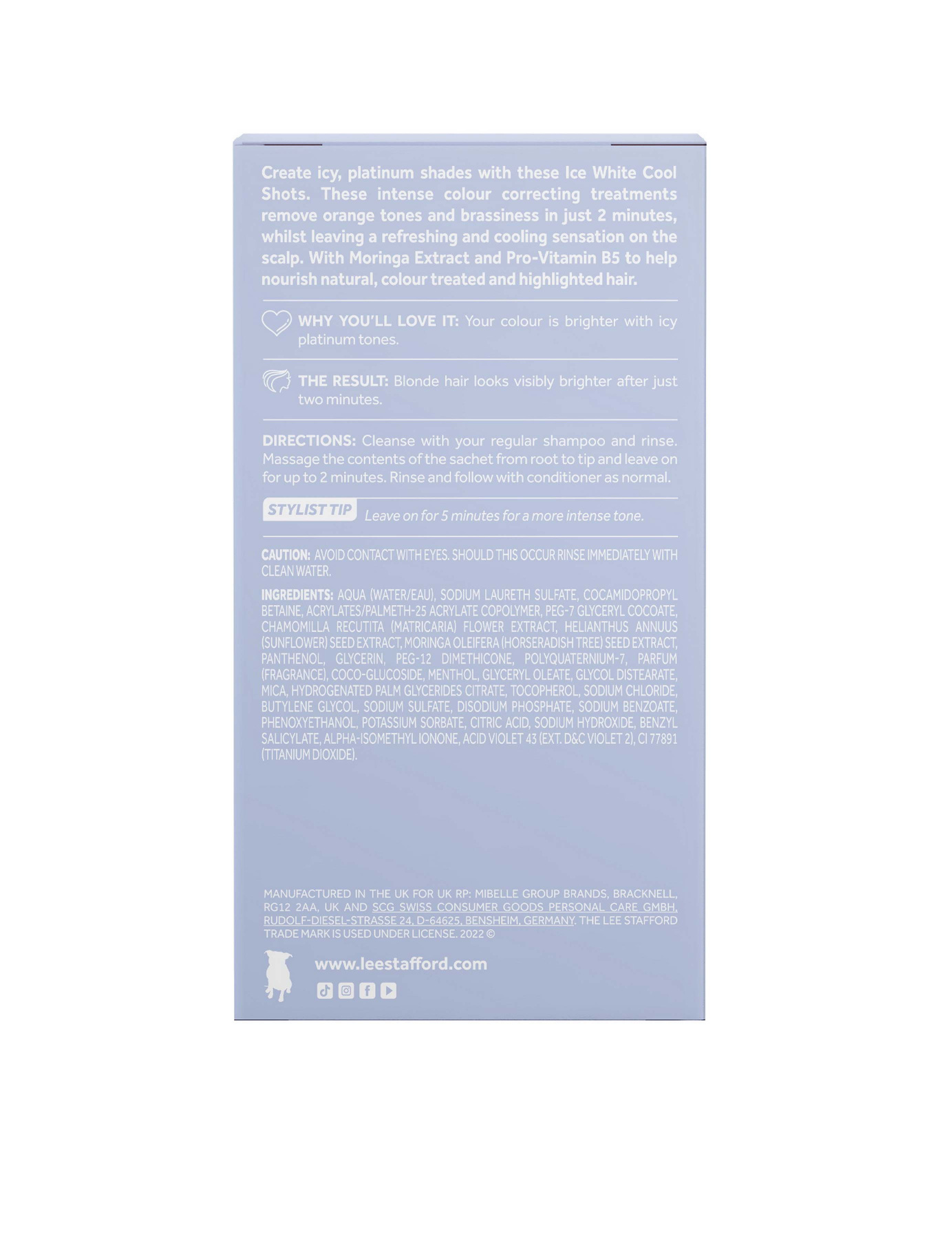 Тонуючі ампули з синім пігмент Lee Stafford модель LS5890 Фото