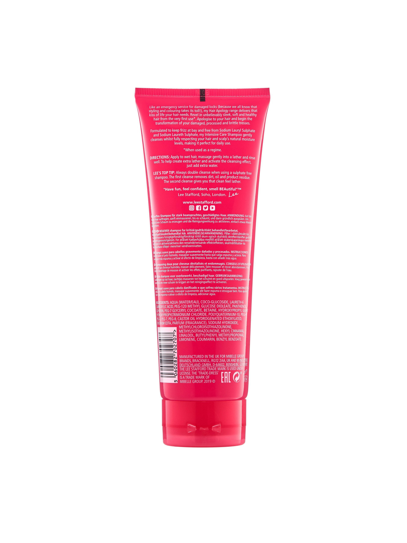 Інтенсивний шампунь Hair Apology Lee Stafford модель LS2707 Фото