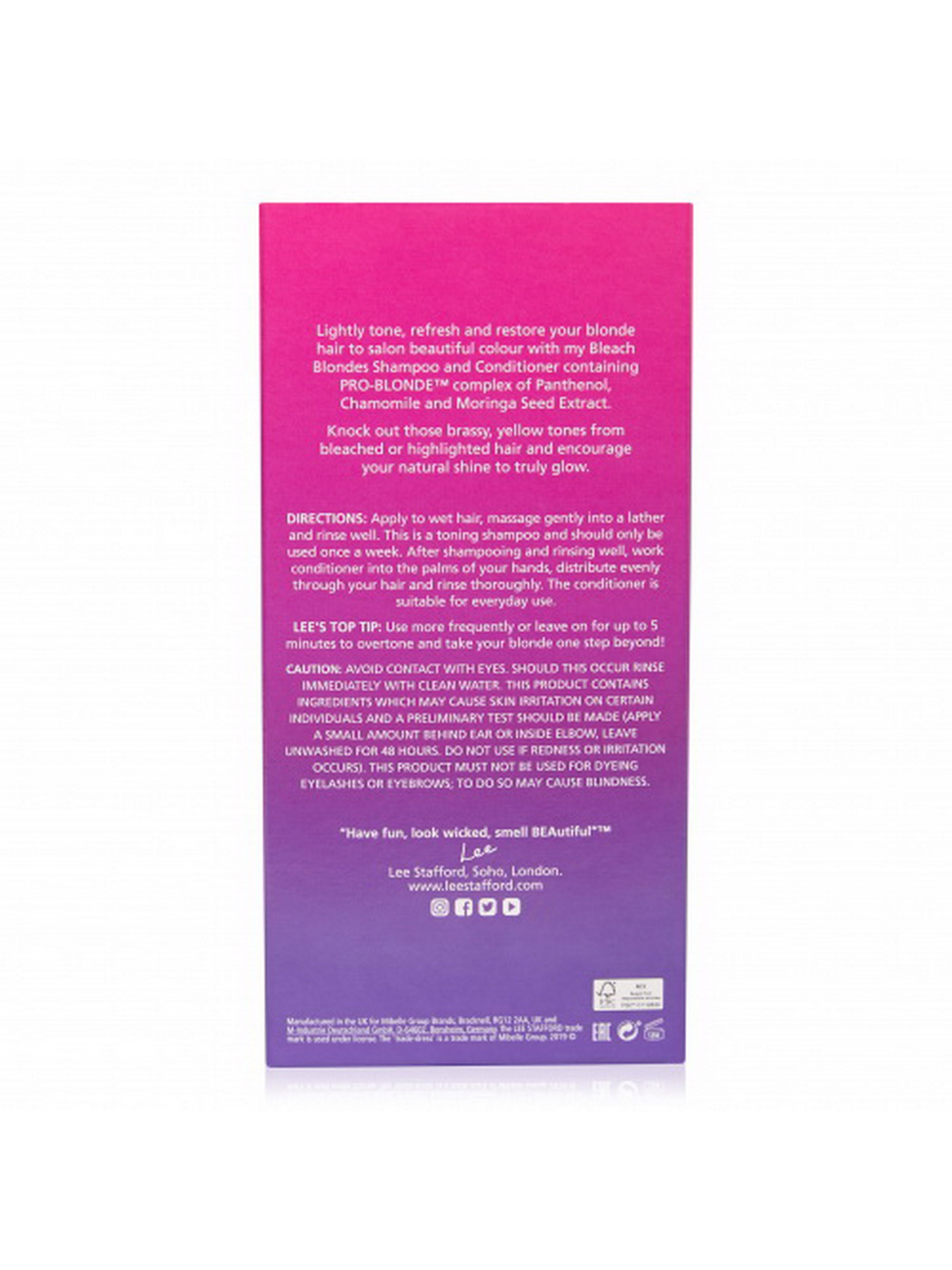 Набор для волос Bleach Blonde Lee Stafford модель LS2622 Фото