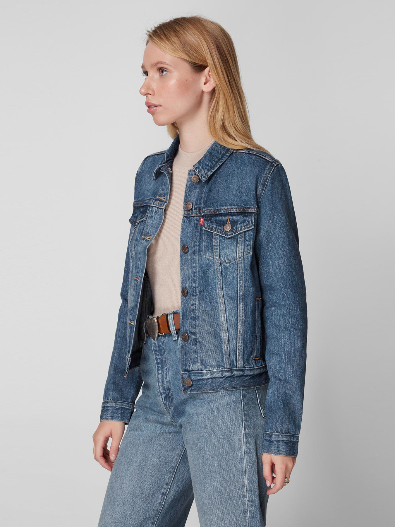 Джинсовая куртка Levi's Original Trucker Soft As Butter модель 29945;0063 Фото