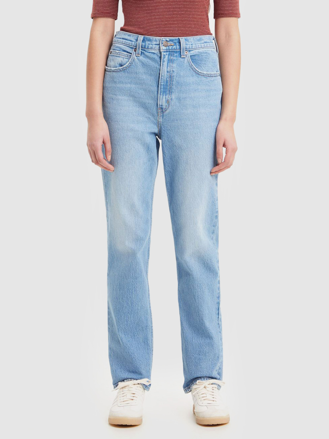 Зауженные джинсы Levi's 70s High Slim Straight Light Her Up модель A0898;0019 Фото