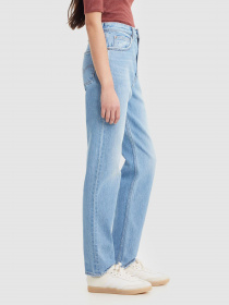 Зауженные джинсы Levi's 70s High Slim Straight Light Her Up модель A0898;0019 Фото