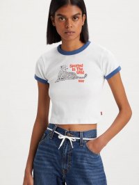 Білий - Футболка Levi's Graphic Ringer Mini Spotted