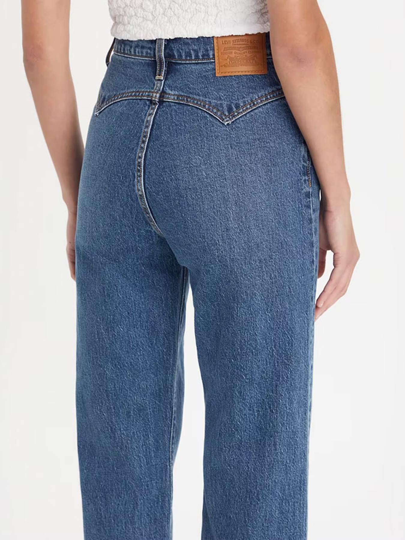 Прямі джинси Levi's Ribcage No Back Pocket модель A6273;0000 Фото