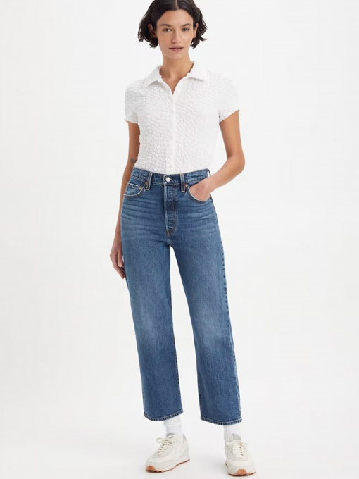 Прямые джинсы Levi's Ribcage No Back Pocket модель A6273;0000 Фото